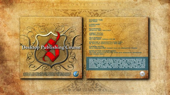 Desktop Publishing Course - CD Jacket Wallpaper